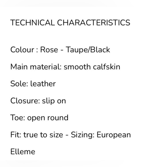 Elleme Paris Amor Dune Platform Leather Minimalist Sandals Women’s 40 - Picture 14 of 14